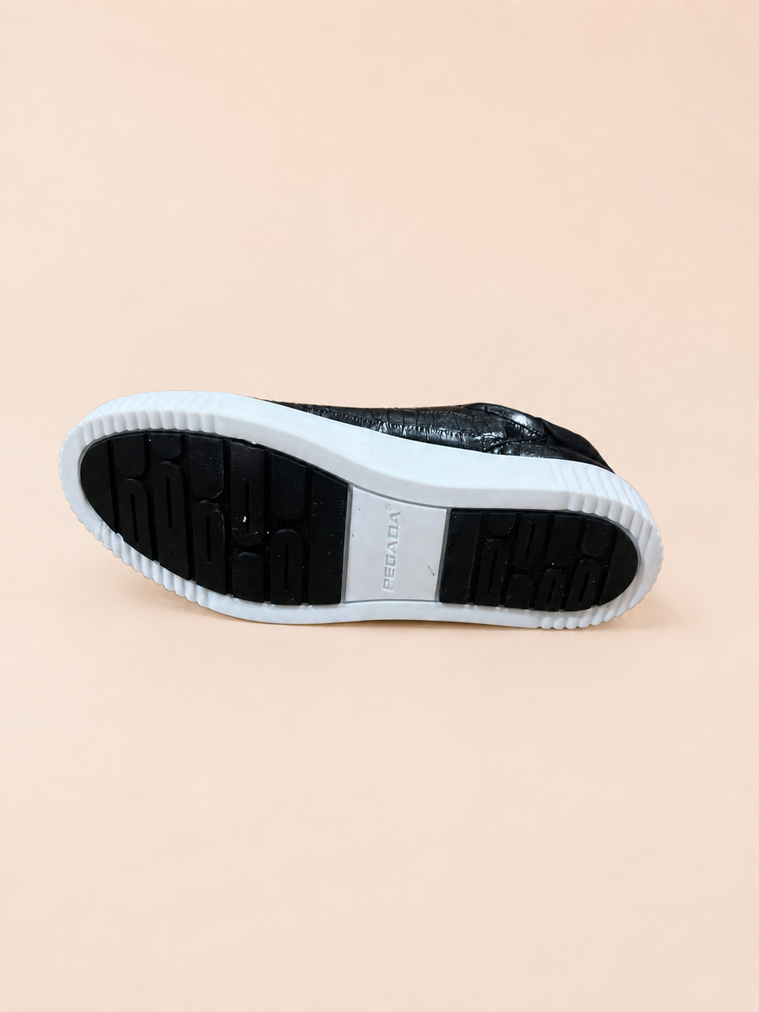 Tênis Pegada Feminino Casual 219001-107 Croco Preto