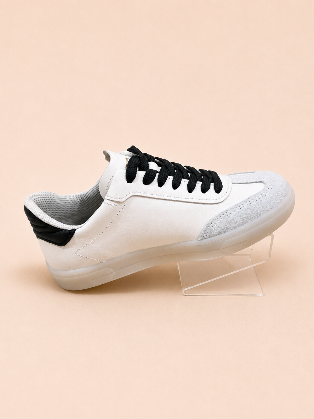 Tênis Pegada Feminino Munique 211154-17 Milk/Preto