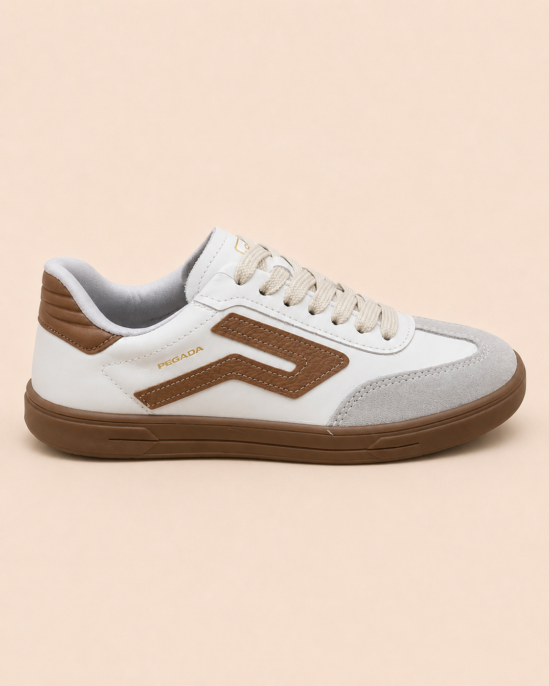 Tênis Pegada Feminino NAPA SOFT MILK/BURNISHED CARAMEL