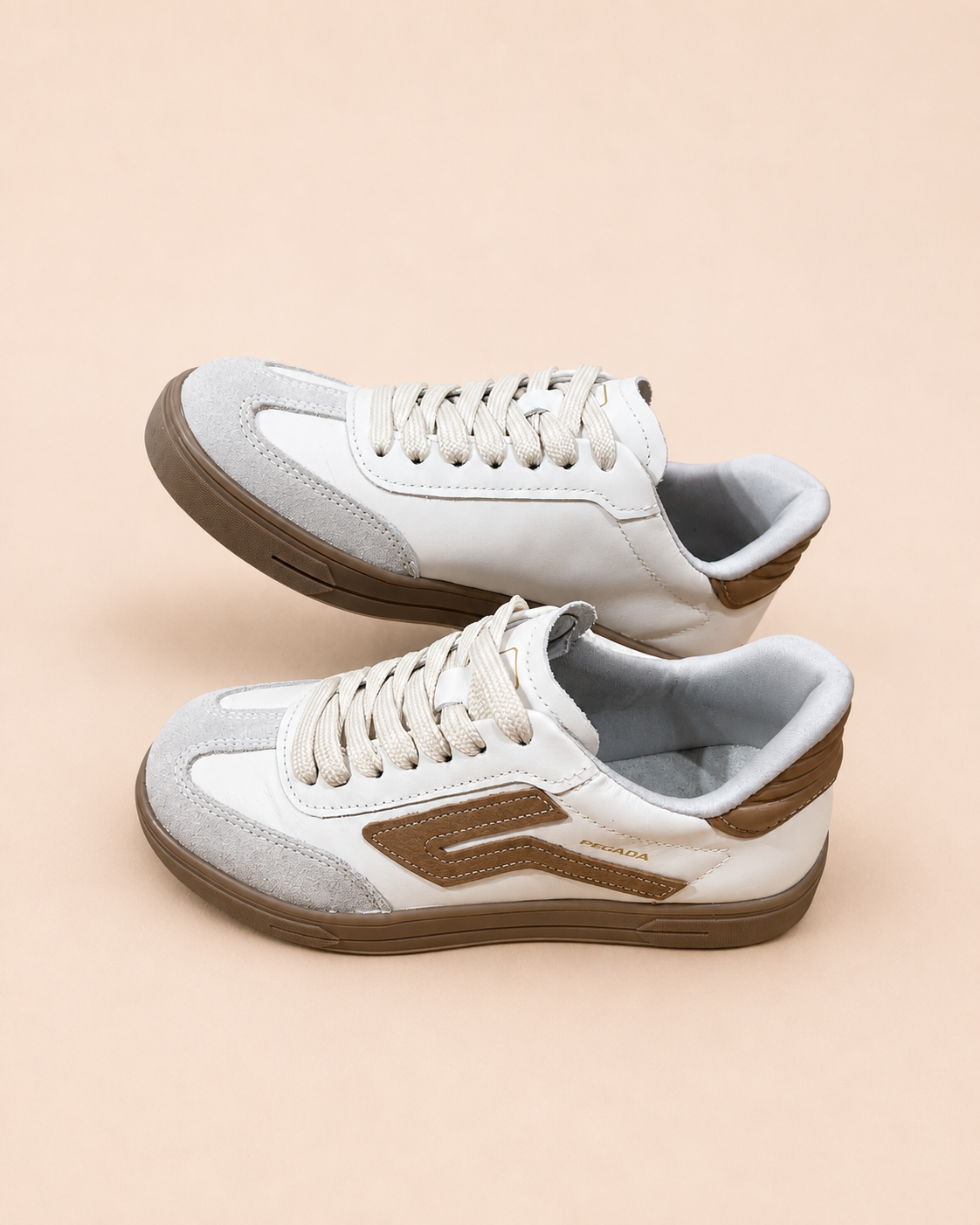 Tênis Pegada Feminino NAPA SOFT MILK/BURNISHED CARAMEL