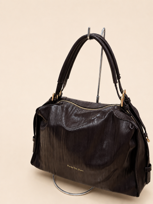 Bolsa Feminina Pavão de Ouro W010 Marrom